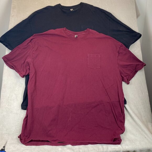 Zinc Men's T-Shirts Size 6XL Lot Of Two Short Sleeve Crew Neck Pullover Pocket T - Picture 16 of 16